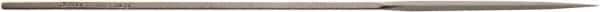 Value Collection - 5-1/2" Needle Precision Swiss Pattern Three Square File - 7/64" Width Diam, Die Sinker's Handle - Caliber Tooling