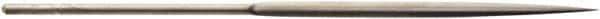 Value Collection - 5-1/2" Needle Precision Swiss Pattern Crossing File - 13/64" Width Diam, Round Handle - Caliber Tooling