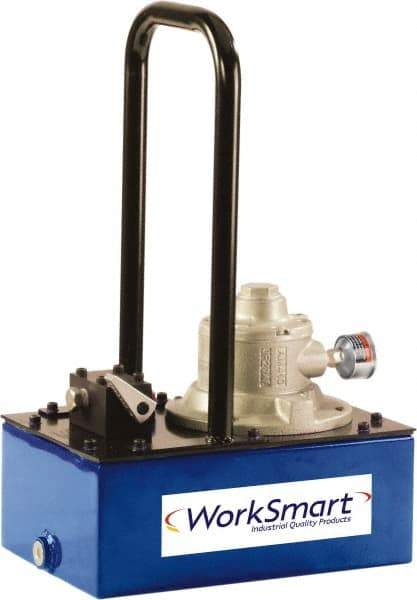 Value Collection - 10,000 psi Air-Hydraulic Pump & Jack - 1 Gal Oil Capacity, Dump Valve, Use with Single Acting Cylinders, Advance & Retract - Caliber Tooling