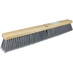 24″ Green Works Sweep, Fine Grey Fill with Rubberwood Block - Caliber Tooling