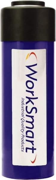 Value Collection - 25 Ton, 6.1" Stroke, 31.41 Cu In Oil Capacity, Portable Hydraulic Single Acting Cylinder - 5.15 Sq In Effective Area, 10.71" Lowered Ht., 16.81" Max Ht., 2.56" Cyl Bore Diam, 2.24" Plunger Rod Diam, 10,000 Max psi - Caliber Tooling