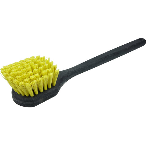 20″ - Utility Scrub Brush, Recycled PET Fill, Long Handle, Foam Block - Caliber Tooling