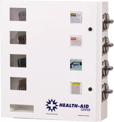 Synergy Management - Medical Vending Machines & Dispensers; Height (Inch): 21 ; Width (Inch): 20 ; Depth (Inch): 1 ; Number of Shelves: 4 ; Door Type: Manual Closing ; Shelf Type: Adjustable - Caliber Tooling