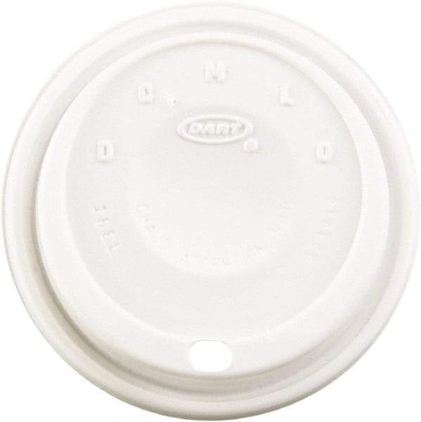 DART - Cappuccino Dome Sipper Lids, Fits 12-24 oz Cups, 1000/Carton - White - Caliber Tooling