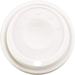 DART - Cappuccino Dome Sipper Lids, Fits 12-24 oz Cups, 1000/Carton - White - Caliber Tooling