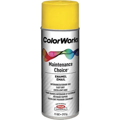 Krylon - Citrus Yellow, 11 oz Net Fill, Gloss, Enamel Spray Paint - Caliber Tooling