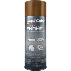 Dupli-Color - Leather Brown, Gloss, Acrylic Enamel Spray Paint - 12 to 14 Sq Ft per Can, 12 oz Container - Caliber Tooling