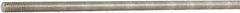 Made in USA - #4-40 UNC (Coarse), 6' Long, Aluminum General Purpose Threaded Rod - Uncoated, Right Hand Thread - Caliber Tooling