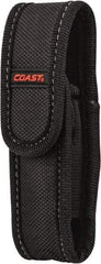 Coast Cutlery - Nylon/Polyester Handheld Flashlight (General Purpose & Industrial) Flashlight Sheath - Black, Compatible with Coast Batteries - Caliber Tooling