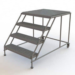 TRI-ARC - Rolling & Wall Mounted Ladders & Platforms Type: Rolling Work Platform Style: Steel Work Platform - Caliber Tooling