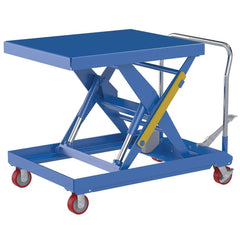 Vestil - Lifting Tables; Type: Elevating Cart ; Lift Style: Scissor ; Style: Foot Pump ; Load Capacity (Lb.): 2000.000 ; Minimum Height (Inch): 15 ; Lift Height (Inch): 39 - Exact Industrial Supply