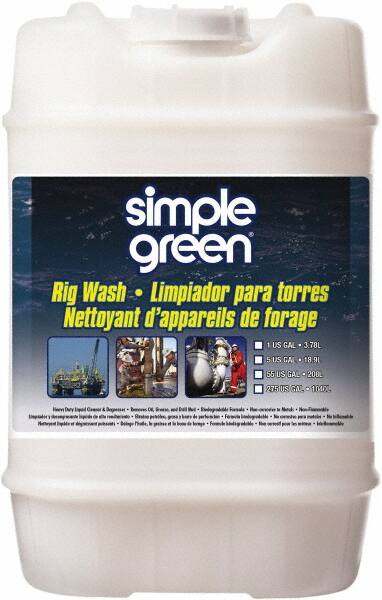 Simple Green - 5 Gal Bucket Cleaner/Degreaser - Liquid, Alkaline, Unscented - Caliber Tooling