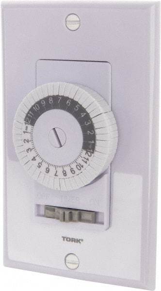 TORK nsi - 30 min Indoor Analog Spring-wound Mechanical Timer - 24 On/Off per wk, 125 VAC, 60 Hz, 2,500 Watts, 48 Modes - Caliber Tooling