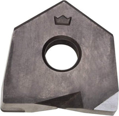 Millstar - BDS0500 Grade CM10 PCD Milling Insert - Uncoated, 0.1" Thick, 1/2" Inscribed Circle, 1/32" Corner Radius - Caliber Tooling