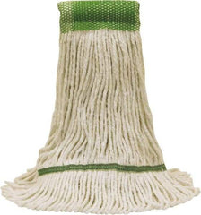 O-Cedar - 5" Green Head Band, Medium Blended Fiber Loop End Mop Head - 4 Ply - Caliber Tooling