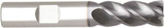 Niagara Cutter - 3/8", 4 Flute, Single End, Solid Carbide, 0.02" Corner Radius End Mill - 3" OAL, Right Hand Flute, 1-1/8" LOC, Right Hand Cut - Caliber Tooling