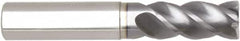 Niagara Cutter - 3/8", 4 Flute, Single End, Solid Carbide, 0.02" Corner Radius End Mill - 3" OAL, Right Hand Flute, 3/4" LOC, Right Hand Cut, 1-1/8" Extended Reach - Caliber Tooling