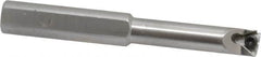 Hertel - 0.438" Min Bore Diam, 3-3/4" OAL, 1/2" Shank Diam, HBBQ Indexable Boring Bar - 1-7/8" Max Bore Depth, TPC.. Insert, Screw Holding Method - Caliber Tooling