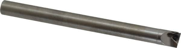 Hertel - 0.563" Min Bore Diam, 6" OAL, 1/2" Shank Diam, HBBQ Indexable Boring Bar - 2" Max Bore Depth, TPC.. Insert, Screw Holding Method - Caliber Tooling