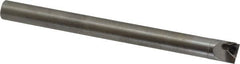 Hertel - 0.563" Min Bore Diam, 6" OAL, 1/2" Shank Diam, HBBQ Indexable Boring Bar - 2" Max Bore Depth, TPC.. Insert, Screw Holding Method - Caliber Tooling