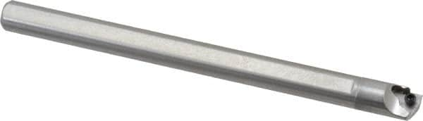 Hertel - 0.415" Min Bore Diam, 5" OAL, 3/8" Shank Diam, HBBQ Indexable Boring Bar - 1-1/2" Max Bore Depth, WPGT Insert, Screw Holding Method - Caliber Tooling