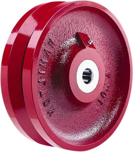 Hamilton - 10 Inch Diameter x 3 Inch Wide, Cast Iron Caster Wheel - 3,000 Lb. Capacity, 3-1/4 Inch Hub Length, 3/4 Inch Axle Diameter, Tapered Roller Bearing - Caliber Tooling