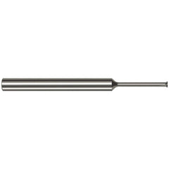 Harvey Tool - 0.21" Diam 90° 0.019" Chamfer 6-Flute Solid Carbide Back Chamfer - Exact Industrial Supply