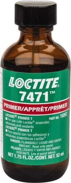 Loctite - 1.75 Fluid Ounce Bottle, Amber, Liquid Primer - Series 7471 - Caliber Tooling