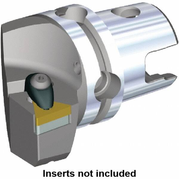 Kennametal - Left Hand Cut, Size KM40, TN.. Insert Compatiblity, Modular Turning & Profiling Cutting Unit Head - 27mm Ctr to Cutting Edge, 45mm Head Length, Through Coolant, Series Kenclamp - Caliber Tooling