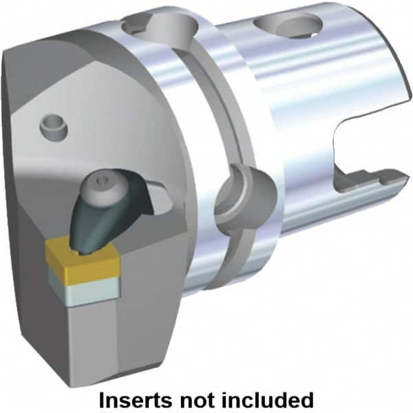 Kennametal - Left Hand Cut, Size KM40, SN.. Insert Compatiblity, Modular Turning & Profiling Cutting Unit Head - 24mm Ctr to Cutting Edge, 45mm Head Length, Through Coolant, Series Kenclamp - Caliber Tooling