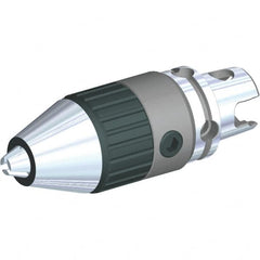 Kennametal - 1 to 13mm Capacity, Integral Shank Drill Chuck - Keyed, Modular Connection, 43mm Sleeve Diam, 91.9mm Open Length - Exact Industrial Supply