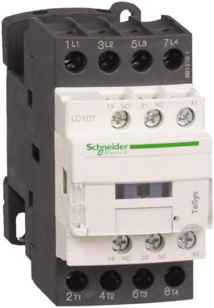 Schneider Electric - 4 Pole, 125 Coil VDC, 40 Amp at 440 VAC, Nonreversible IEC Contactor - Bureau Veritas, CCC, CSA, CSA C22.2 No. 14, DNV, EN/IEC 60947-4-1, EN/IEC 60947-5-1, GL, GOST, LROS, RINA, RoHS Compliant, UL 508, UL Listed - Caliber Tooling