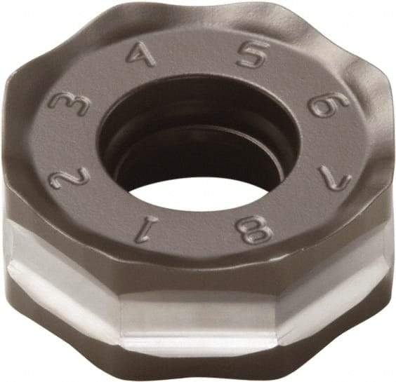 Seco - ONMU050410 M10 Grade MK2050 Carbide Milling Insert - TiSiN/TiAlN Finish, 0.157" Thick, 0.472" Inscribed Circle - Caliber Tooling