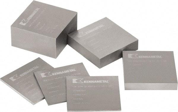 Kennametal - 4-1/8 Inch Square EDM Block - 0.807 Inch Thick - Caliber Tooling