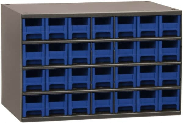 Akro-Mils - 28 Drawer, Small Parts Cabinet - 11" Deep x 17" Wide x 11" High - Caliber Tooling