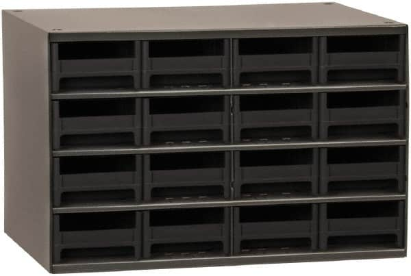 Akro-Mils - 16 Drawer, Small Parts Cabinet - 11" Deep x 17" Wide x 11" High - Caliber Tooling