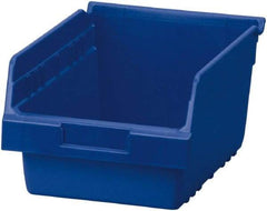 Akro-Mils - 11-5/8" Deep, Blue Polymer Hopper Shelf Bin - 6" High x 8-3/8" Wide x 11-5/8" Long - Caliber Tooling