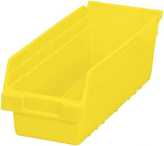 Akro-Mils - 17-7/8" Deep, Yellow Polymer Hopper Shelf Bin - 6" High x 6-5/8" Wide x 17-7/8" Long - Caliber Tooling