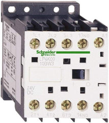 Schneider Electric - 3 Pole, 24 Coil VDC, 16 Amp at 690 VAC, 20 Amp at 440 VAC and 9 Amp at 440 VAC, Nonreversible IEC Contactor - BS 5424, CSA, IEC 60947, NF C 63-110, RoHS Compliant, UL Listed, VDE 0660 - Caliber Tooling