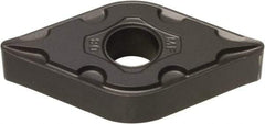 Hertel - DNMG431 LF Grade HC1150T Carbide Turning Insert - Proprietary Finish, 55° Diamond, 1/2" Inscr Circle, 3/16" Thick, 1/64" Corner Radius - Caliber Tooling