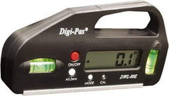 Digi-Pas - 90° Max Measurement Electronic Inclinometer - Pocket Sized, Digital - Caliber Tooling