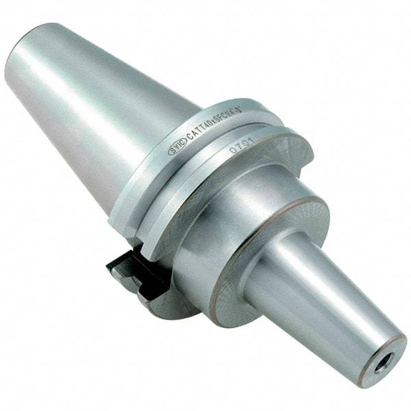 Techniks - 1/8 to 1.023" Capacity, 8" Projection, CAT40 Dual Contact Taper, ER40 Collet Chuck - 10.687" OAL - Exact Industrial Supply