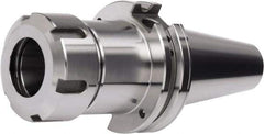 Accupro - 0.5mm to 10mm Capacity, 4" Projection, CAT40 Dual Contact Taper, ER16 Collet Chuck - 169.84mm OAL - Exact Industrial Supply