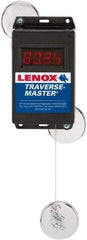 Lenox - Saw Feed Rate Meter - Includes 12 VDC Power Supply & Battery, For Use with Bandsaws - Caliber Tooling