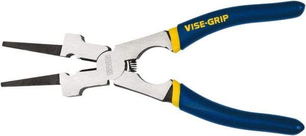 Irwin - 10" OAL, 2-3/4" Jaw Length x 3-1/2 Jaw Width, Side Cutting Welding Pliers - Combination Jaw - Caliber Tooling