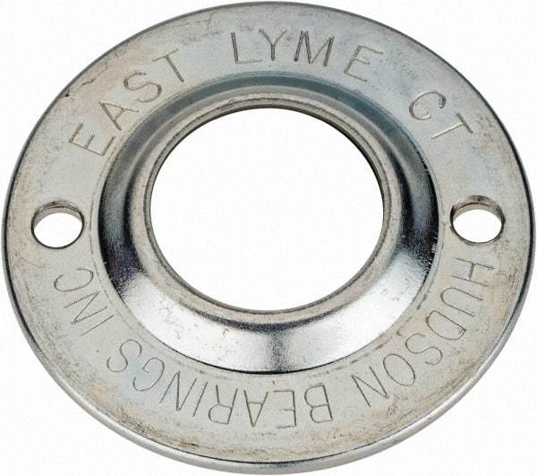 Hudson Bearing - 1 Inch Diameter, Round, Nylon Ball Transfer - 2-1/4 Inch Overall Diameter, 3/4 Inch Mount Height, 75 Lb. Capacity - Caliber Tooling