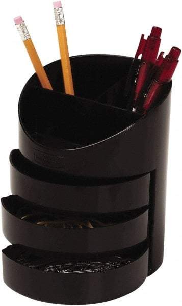 Rubbermaid - Black Desk Top Organizer - Plastic - Caliber Tooling