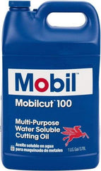 Mobil - Mobilcut, 1 Gal Bottle Cutting Fluid - Water Soluble - Caliber Tooling