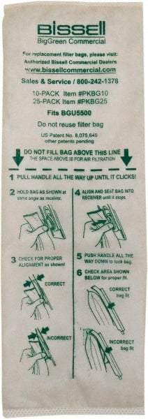 Bissell - Micro Lined Filter Bag - For BGU5500 - Caliber Tooling