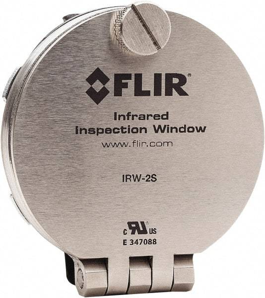 FLIR - 50mm (1.97\x94) Diam, Infrared Viewing Window - 2mm (0.08") Thickness, Use with Thermal Imagers - Caliber Tooling